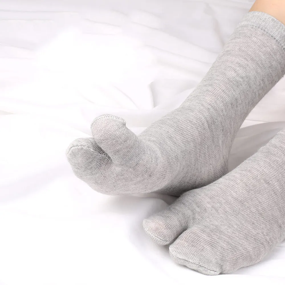3Pairs of Flip Flop Socks Sandal Split Toe Socks for Men Women
