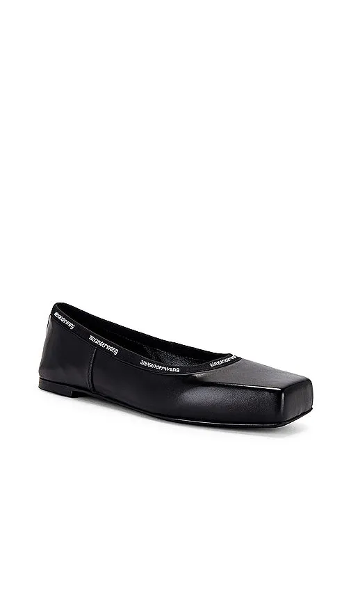 Alexander Wang Billie Flat in Black