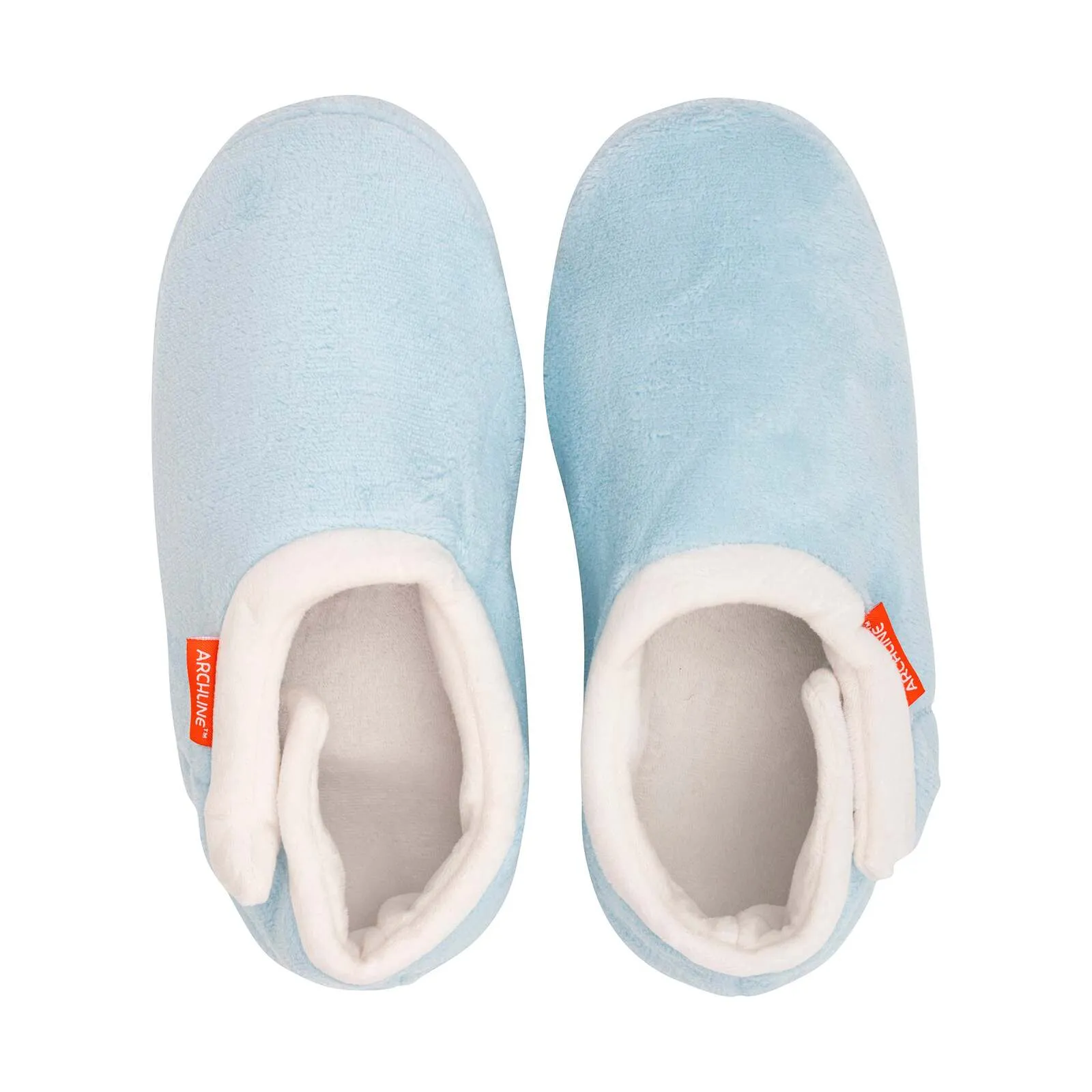 ARCHLINE Orthotic Slippers Closed Scuffs Pain Relief Moccasins - Sky Blue - EUR 35