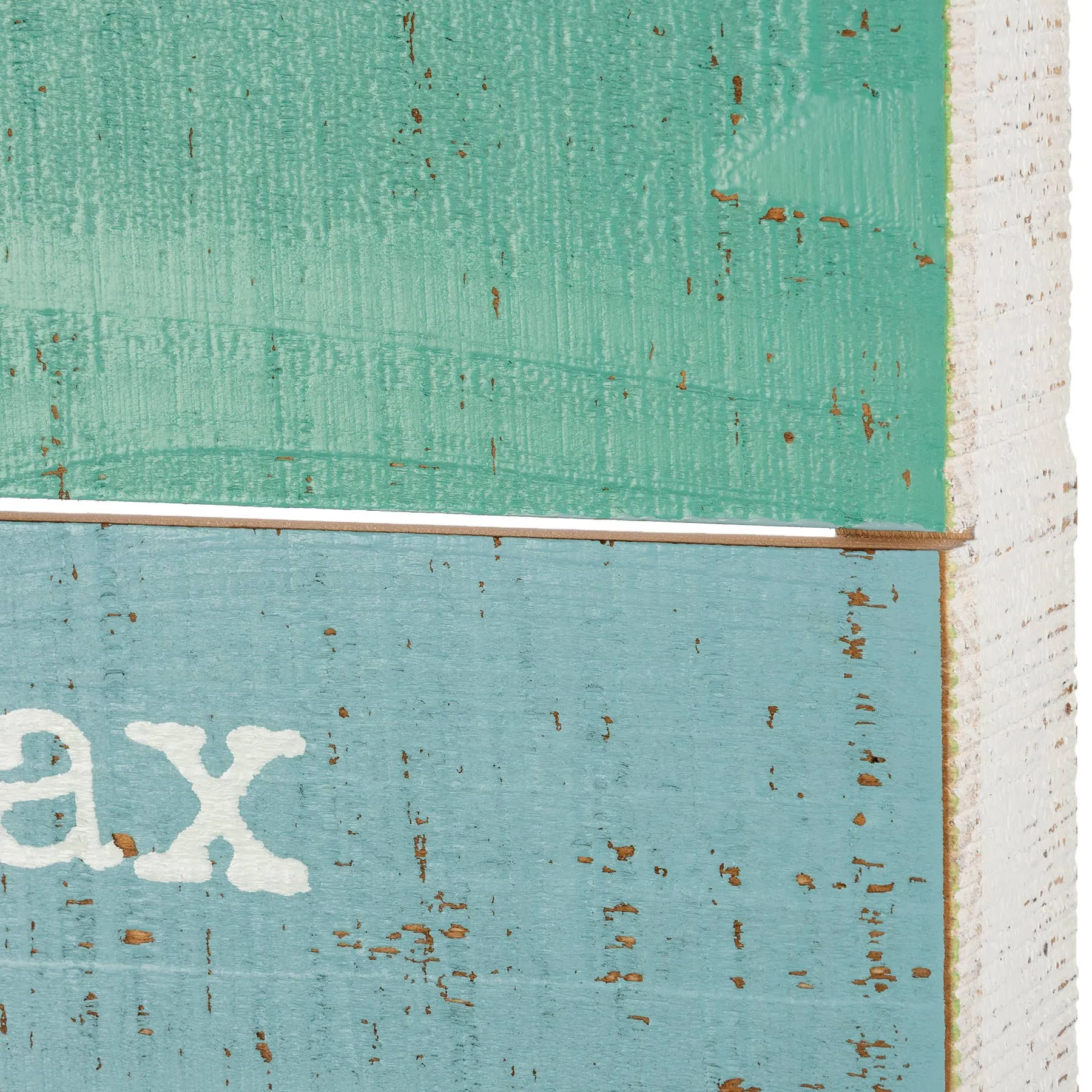 Beach Rules Count Your Blessings Slat Box Sign