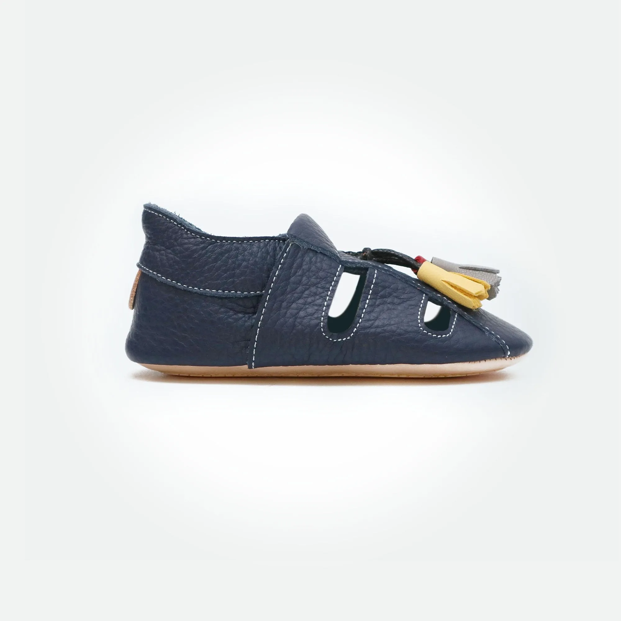 Bora Moccasins Sandals - Navy