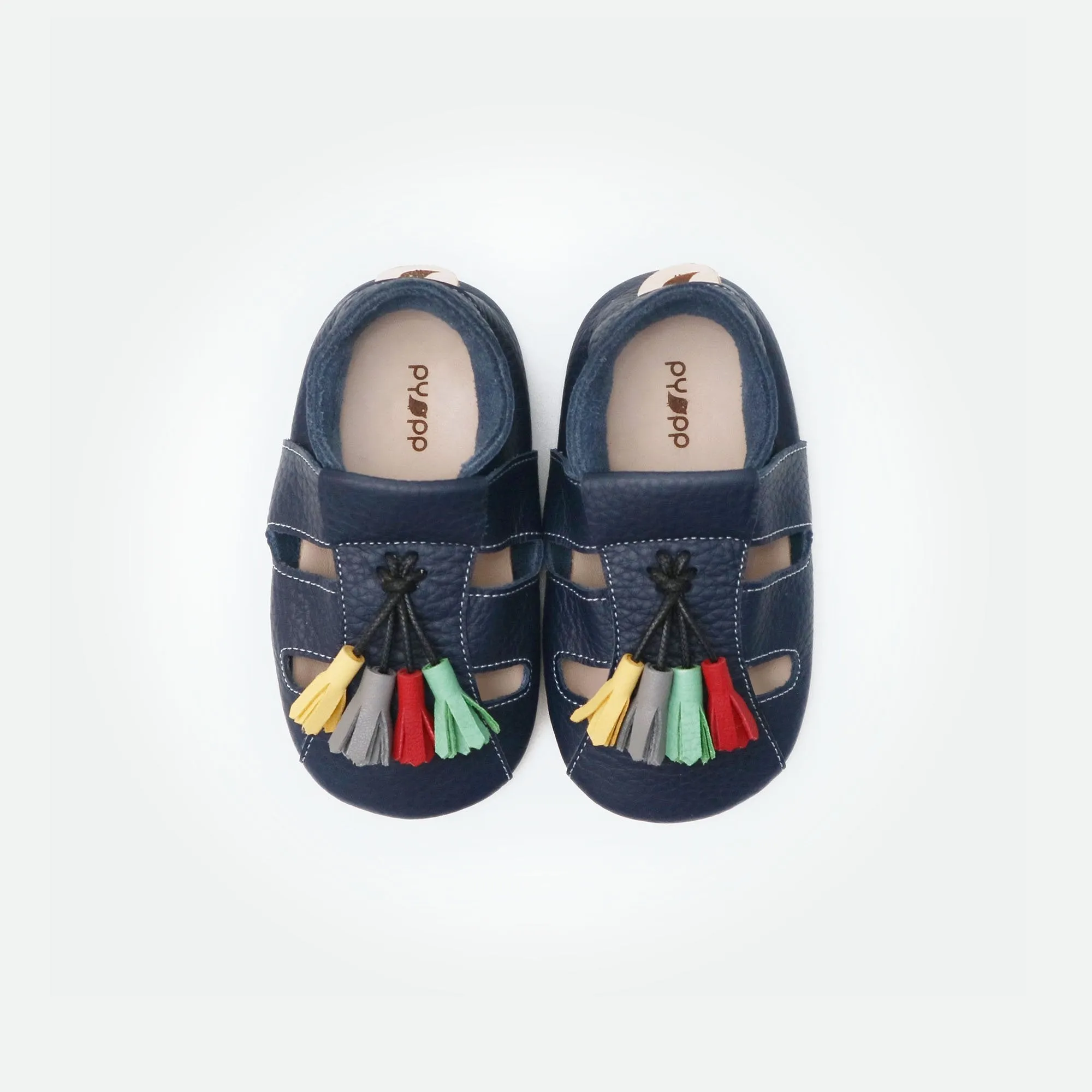 Bora Moccasins Sandals - Navy