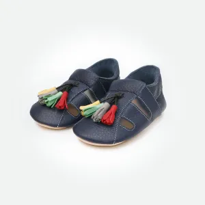 Bora Moccasins Sandals - Navy