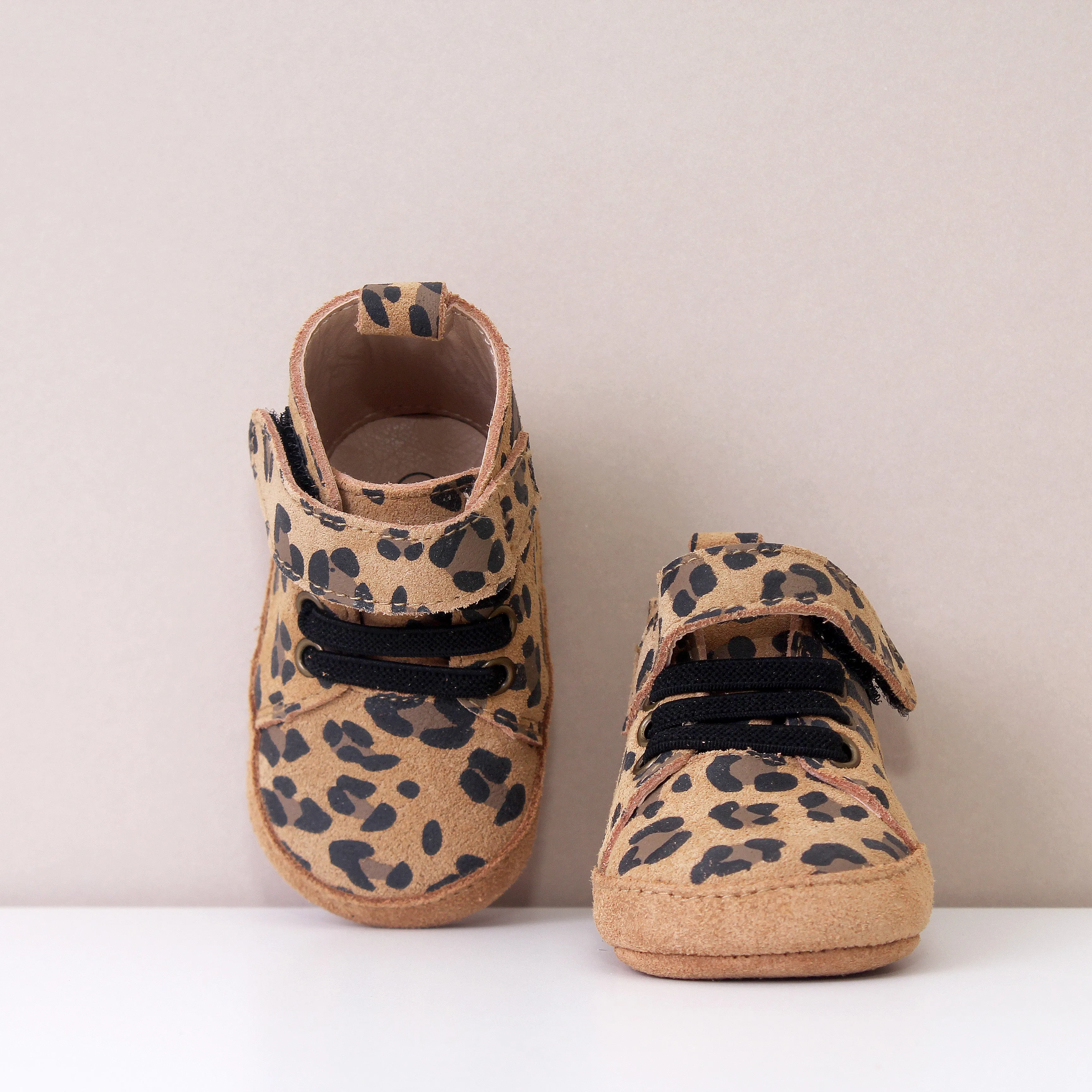 Buddy Tan Leopard Trainers