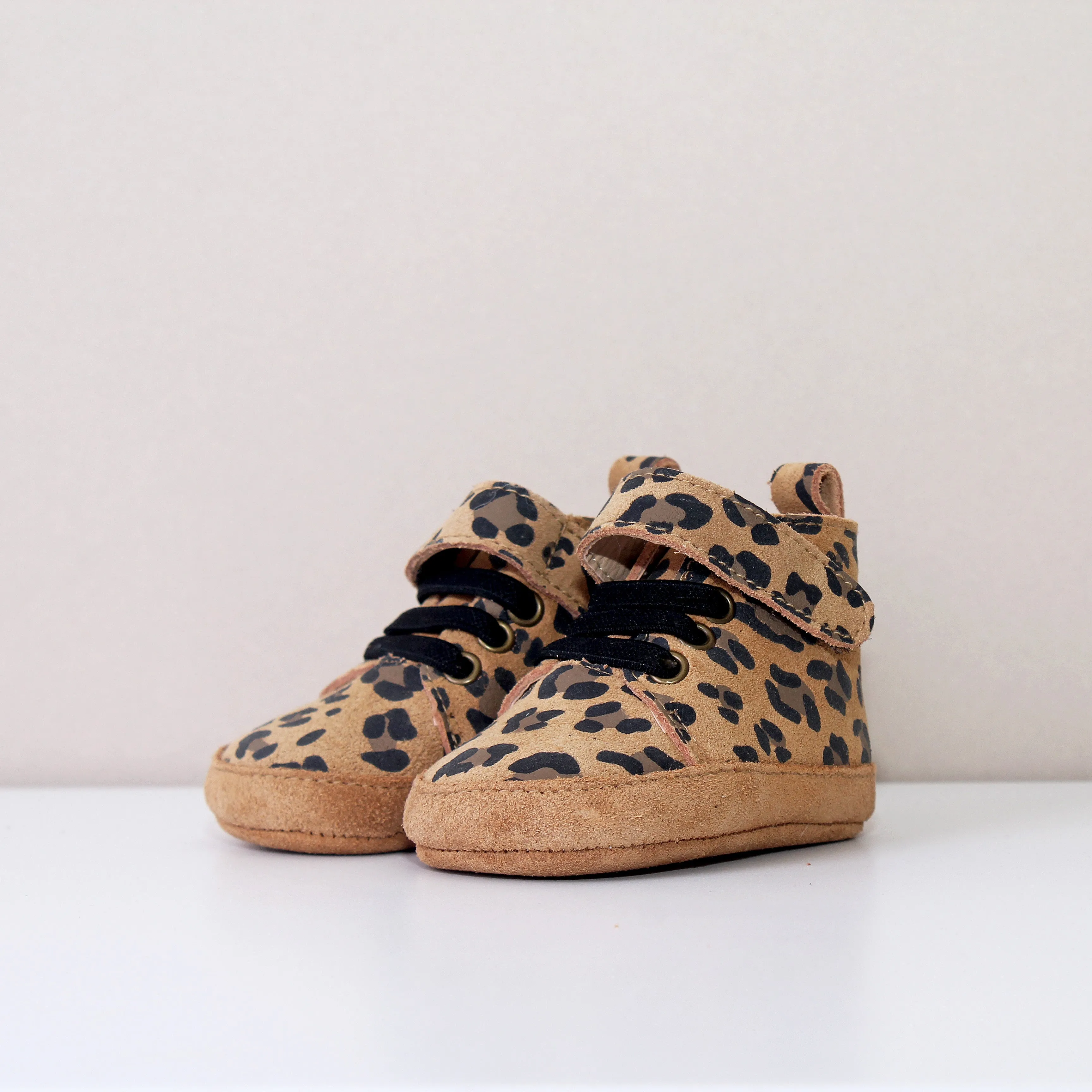 Buddy Tan Leopard Trainers
