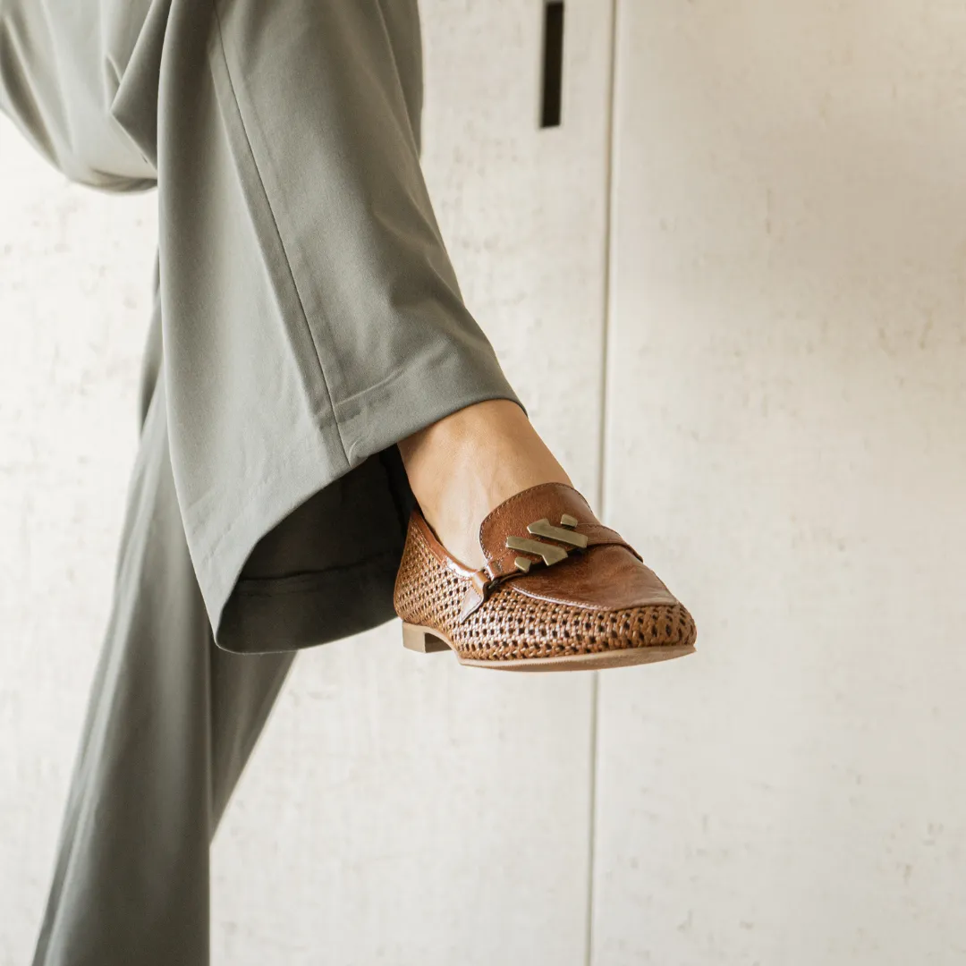 CARLA moccasin - Chestnut