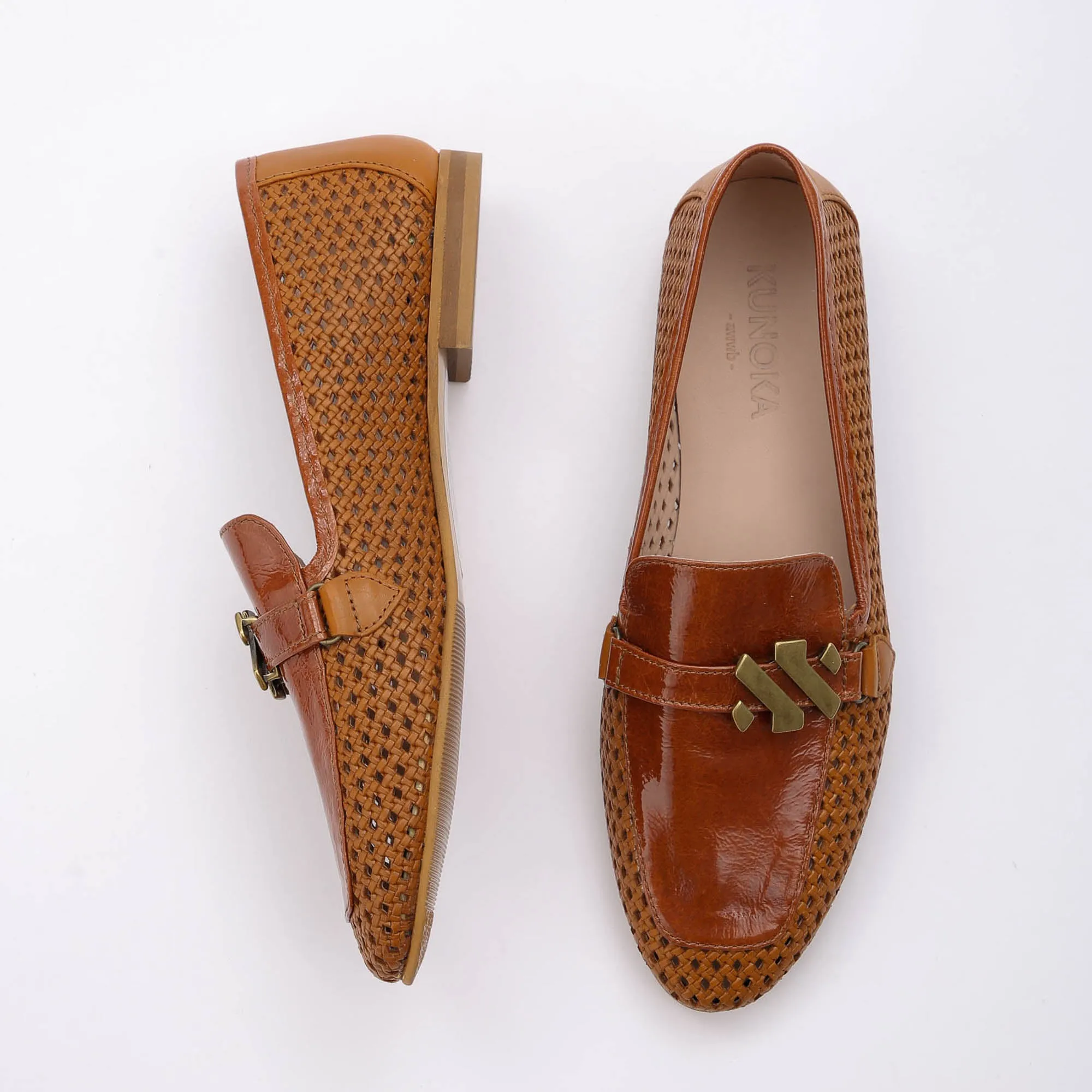 CARLA moccasin - Chestnut