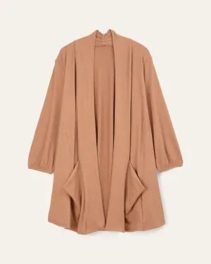 Cia 3/4 Sleeve Cardigan | Tan