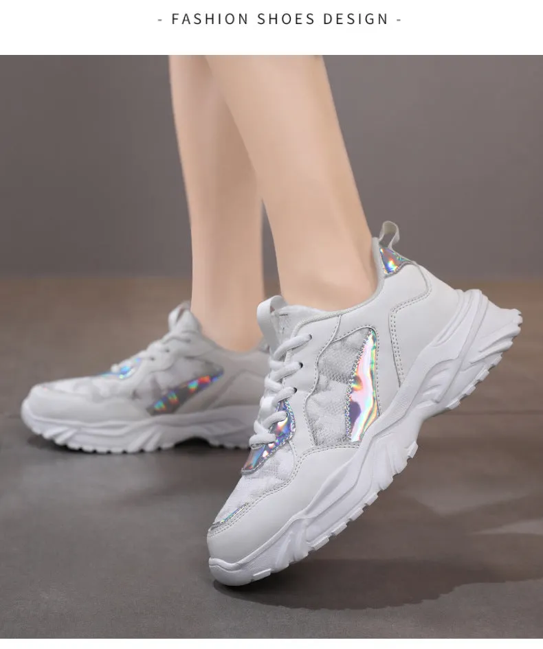 Comelyy Breathable Mesh Platform Sneakers