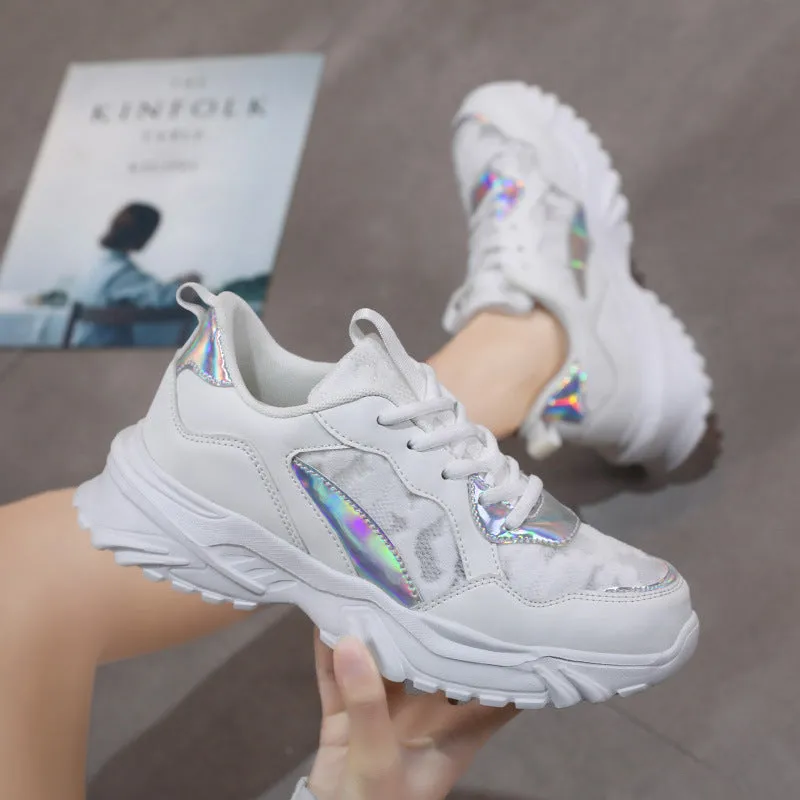Comelyy Breathable Mesh Platform Sneakers