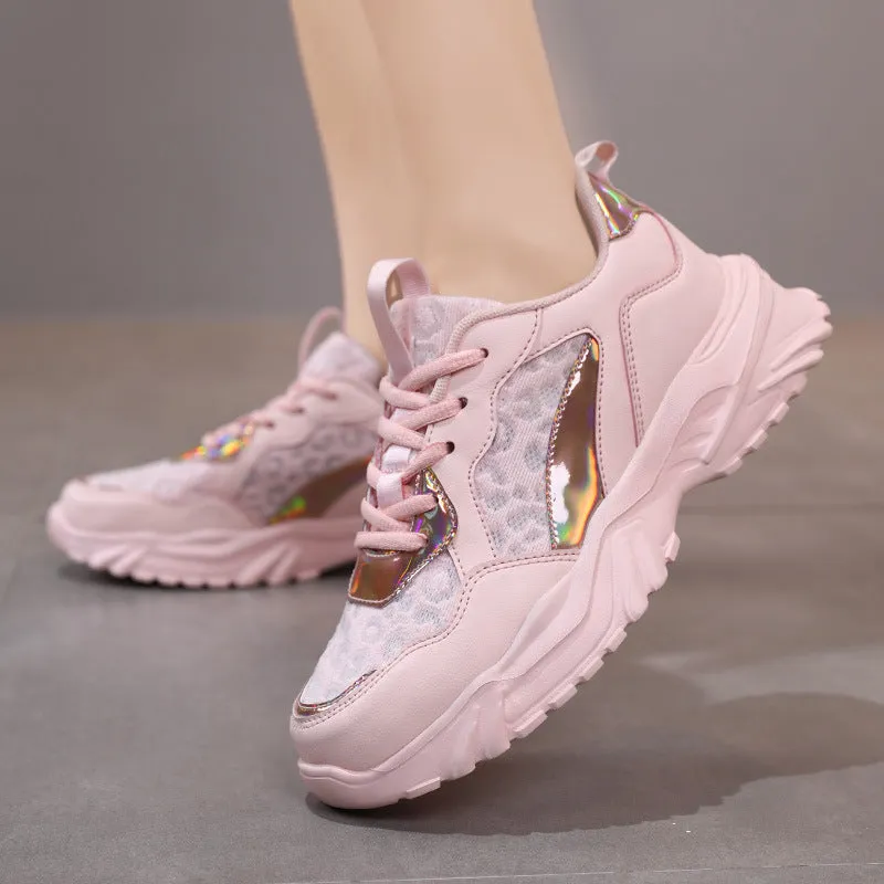 Comelyy Breathable Mesh Platform Sneakers