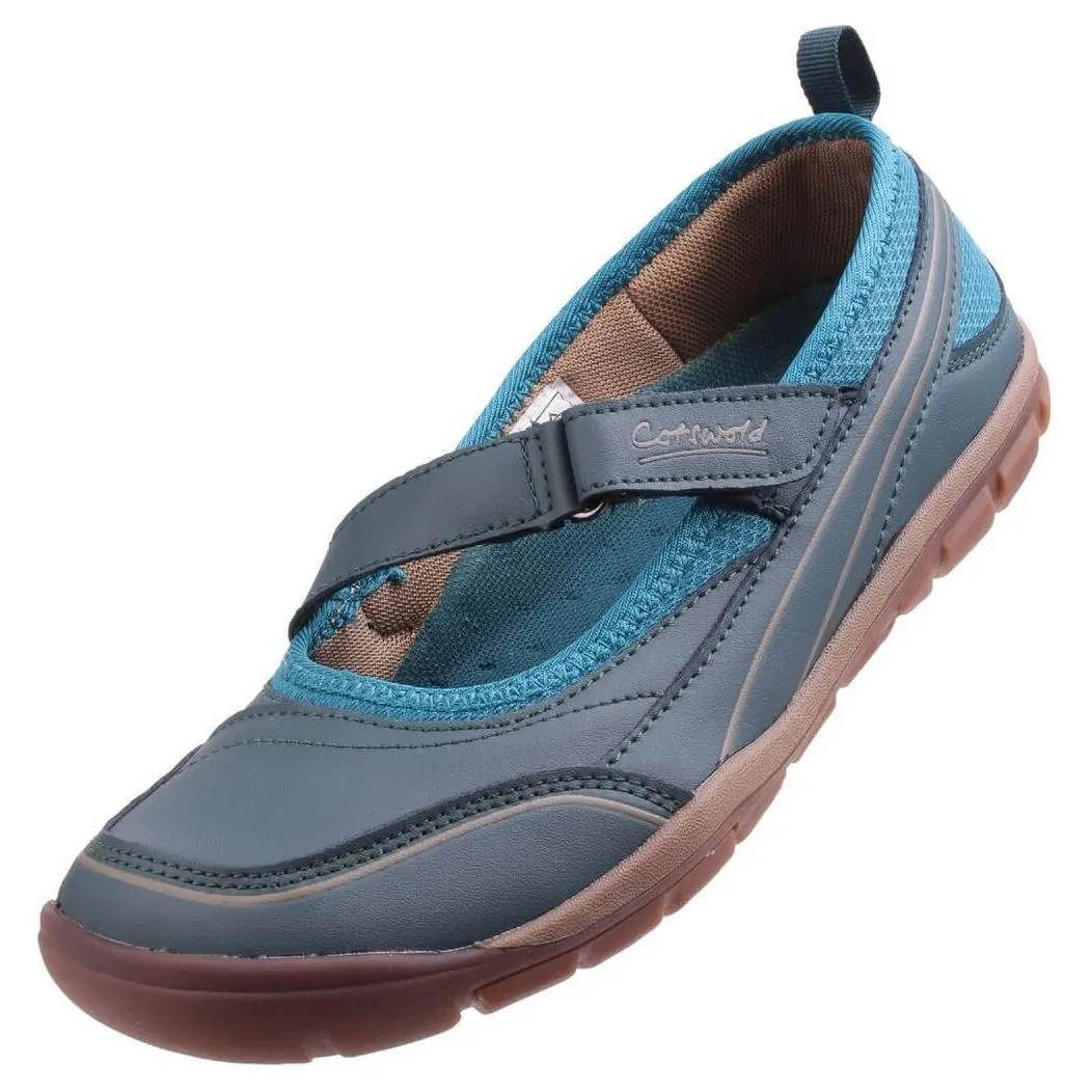 Cotswold Appleton Touch Fastening Ballet Pumps Womens
