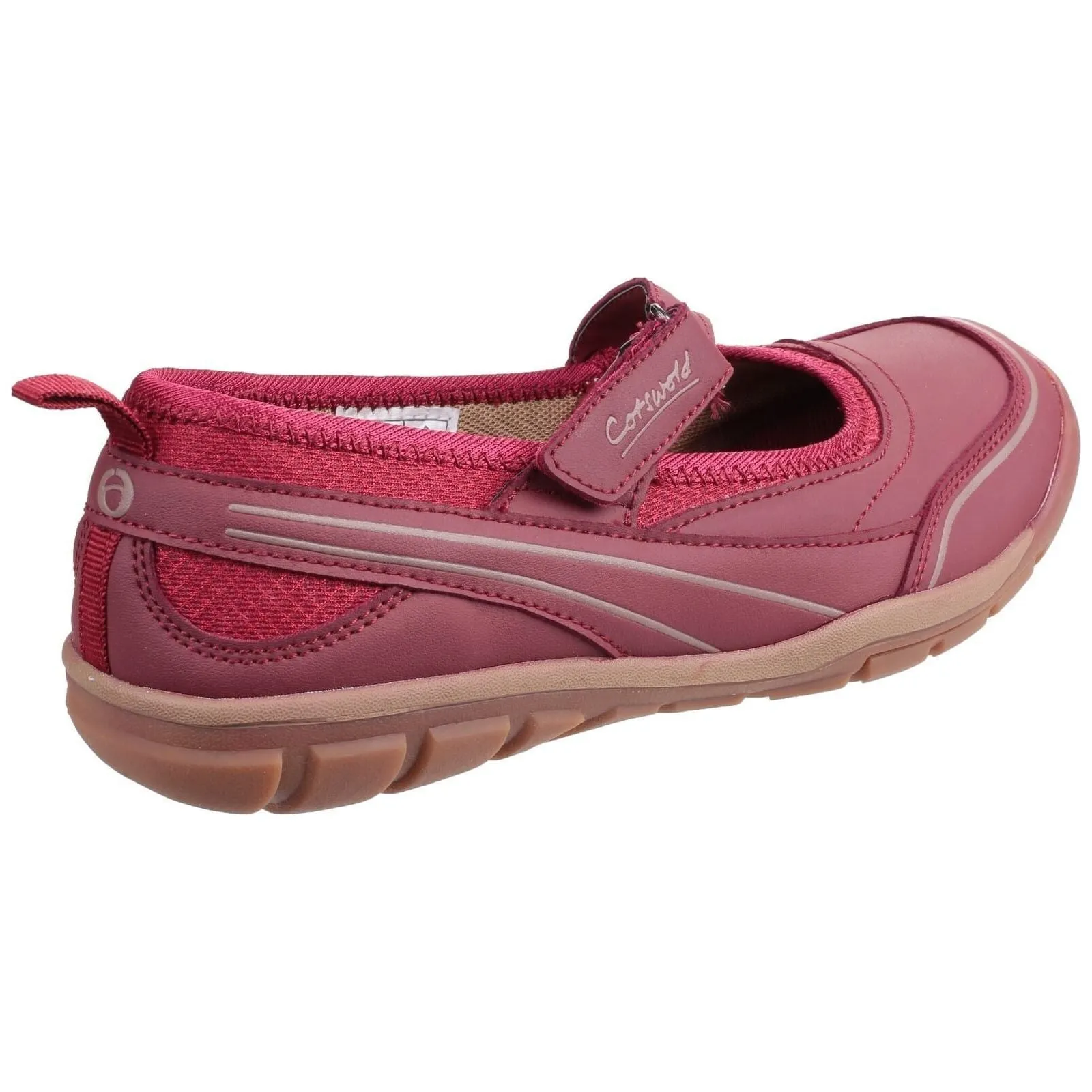 Cotswold Appleton Touch Fastening Ballet Pumps Womens