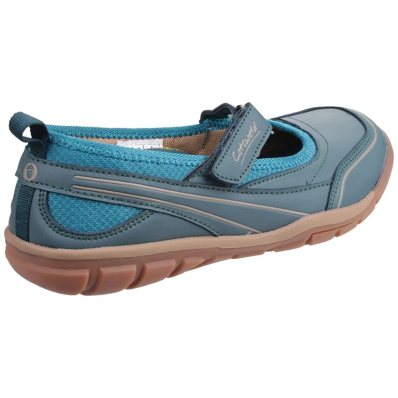 Cotswold Appleton Touch Fastening Ballet Pumps Womens
