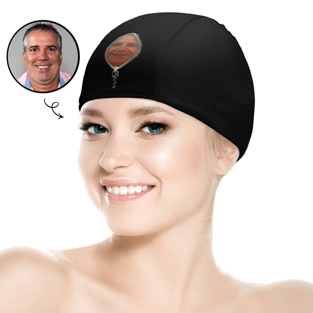 Custom Face Swimming Cap Custom Swimming Cap Summer Gift for Men Women