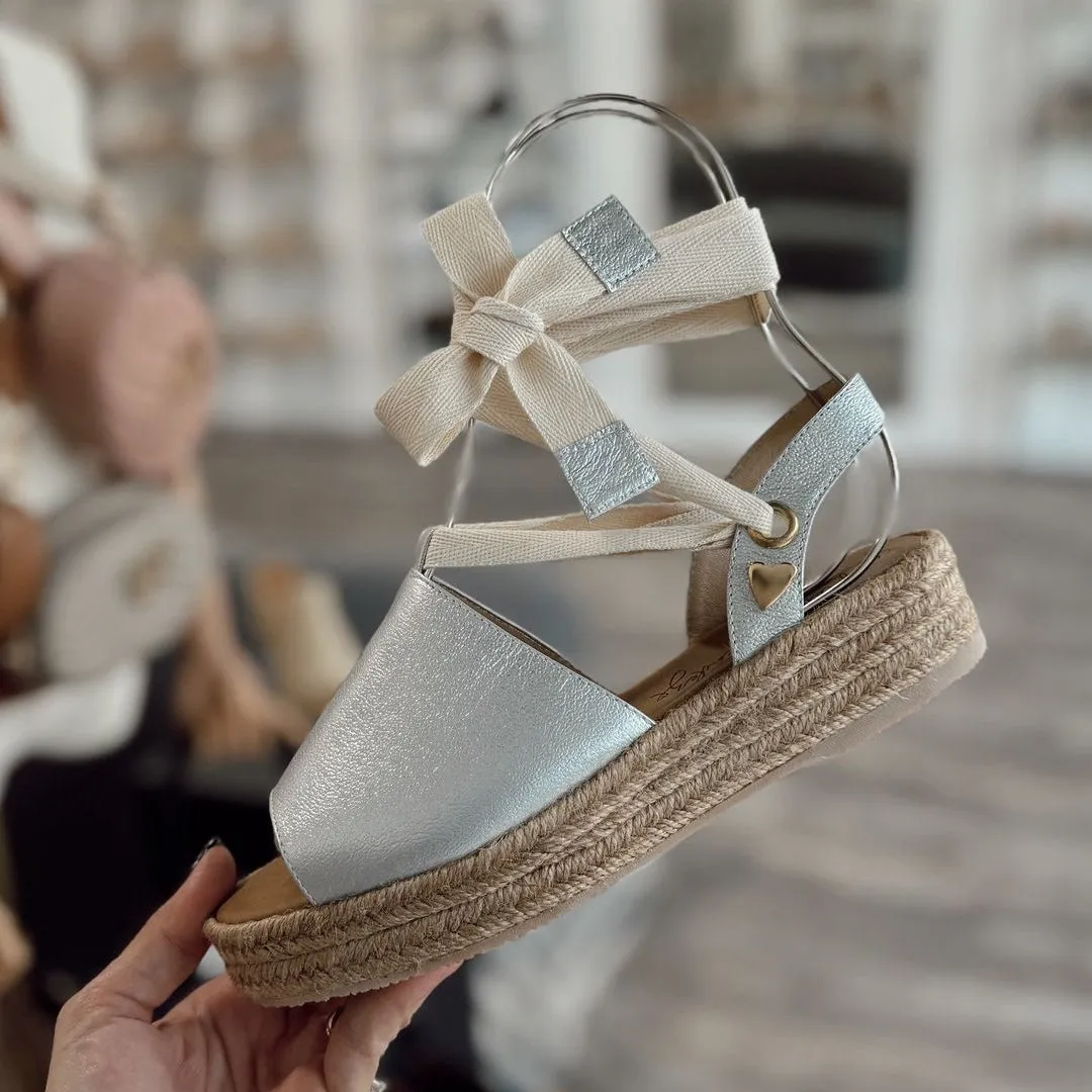 Debby Espadrilles - Silver