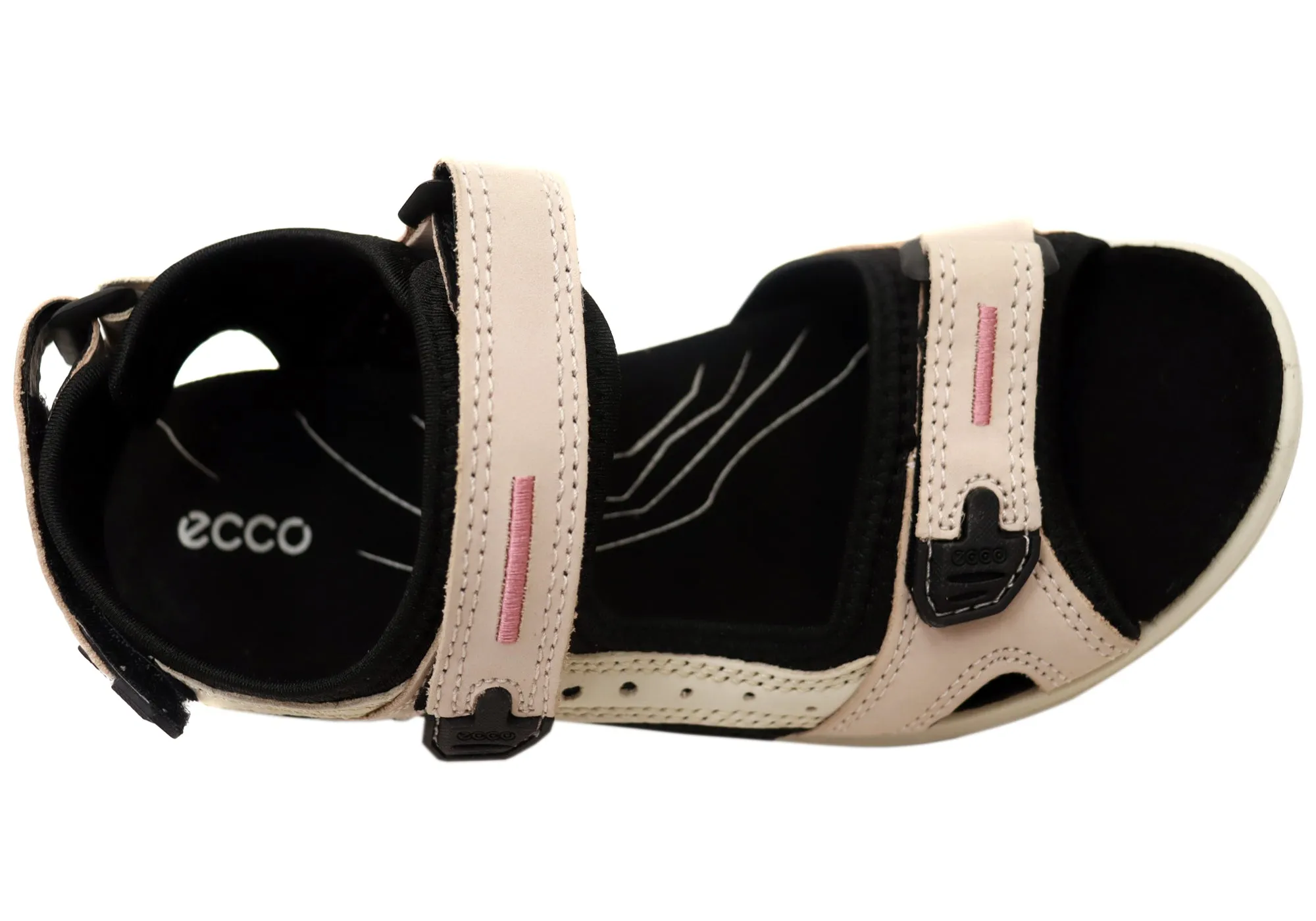ECCO Womens Offroad Comfortable Leather Adjustable Sandals