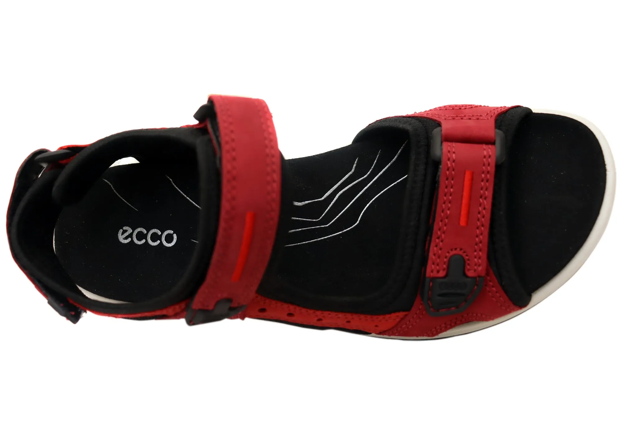ECCO Womens Offroad Comfortable Leather Adjustable Sandals