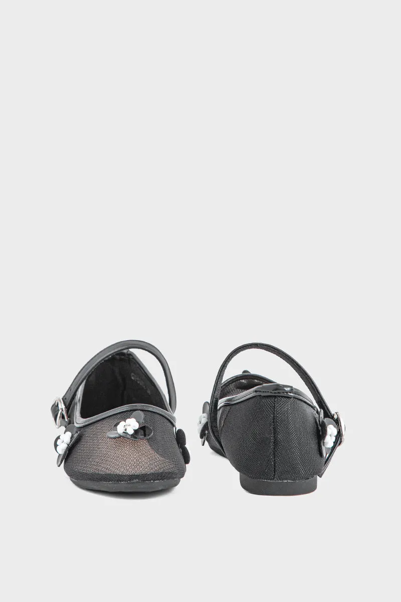 Girls Formal Pumps GF6002-Black