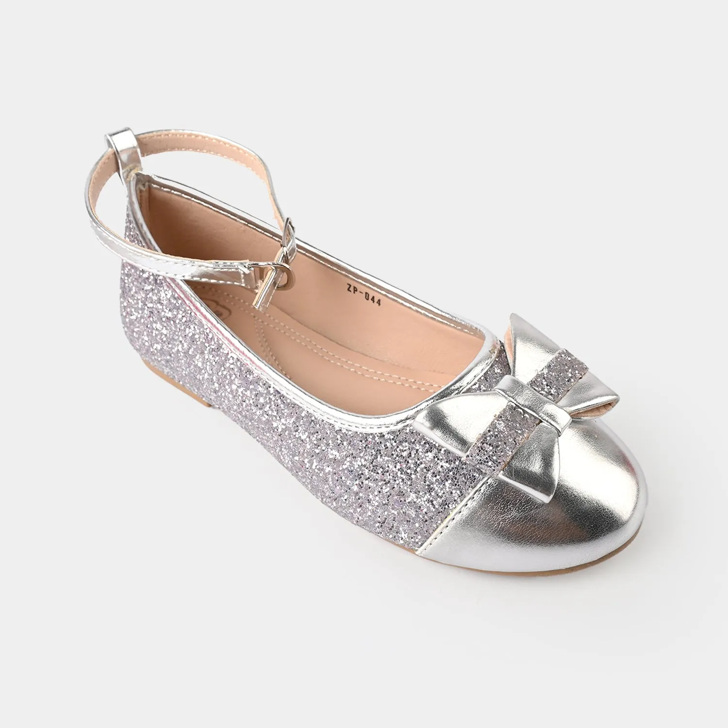 Girls Pumps ZP-044-SILVER