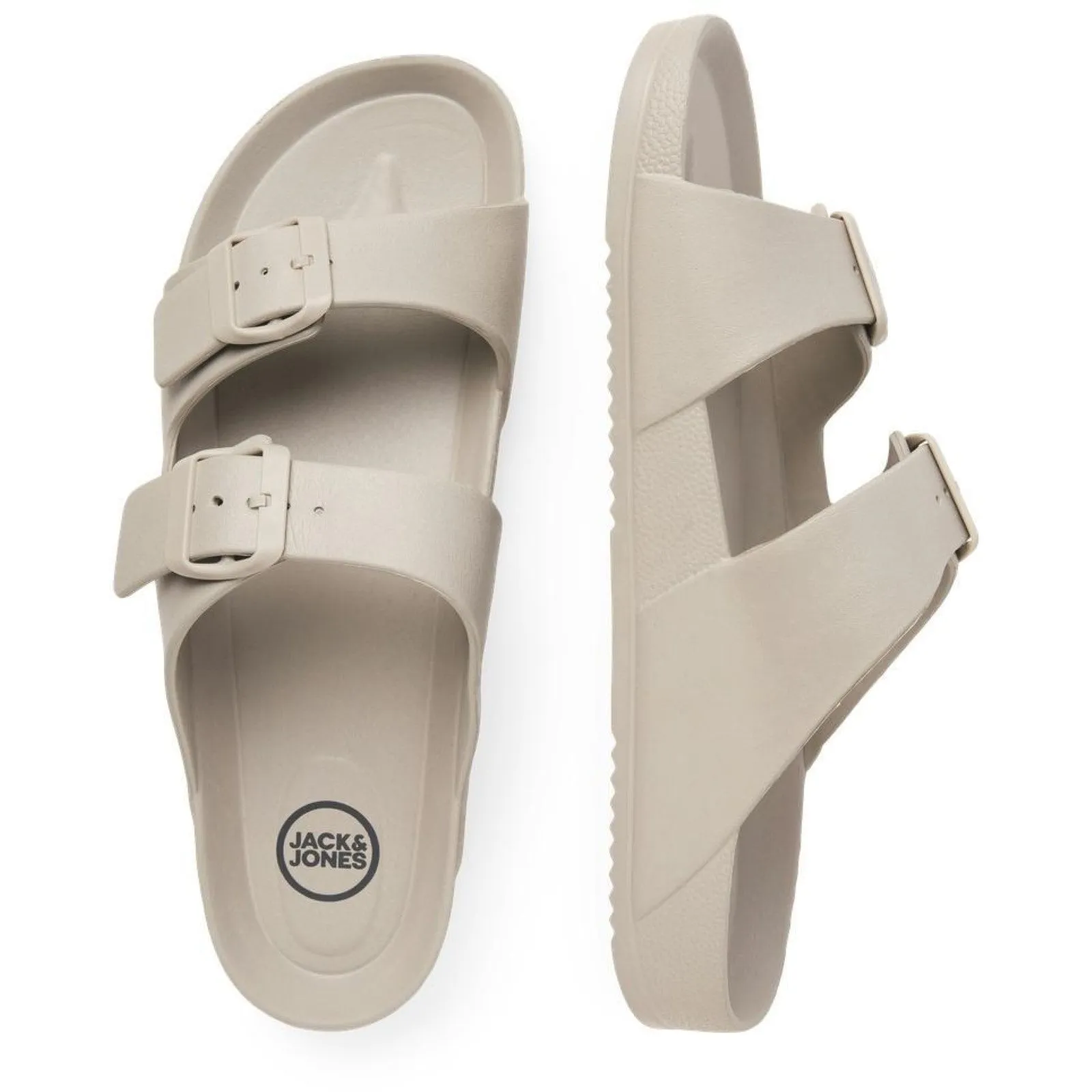 Jack & Jones Mens Croxton Moulded Two Strap Sandals