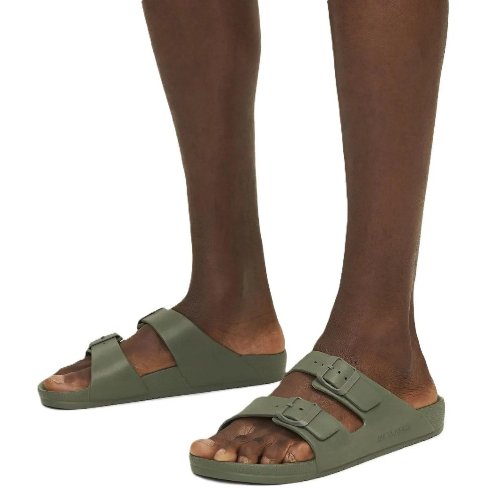 Jack & Jones Mens Croxton Moulded Two Strap Sandals