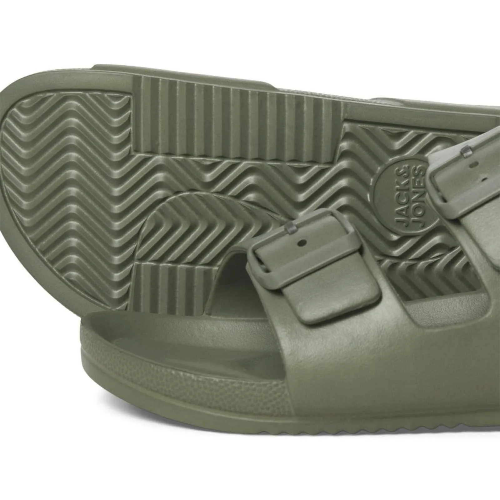 Jack & Jones Mens Croxton Moulded Two Strap Sandals