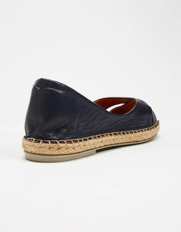 Kasey Peeptoe Espadrille - Navy