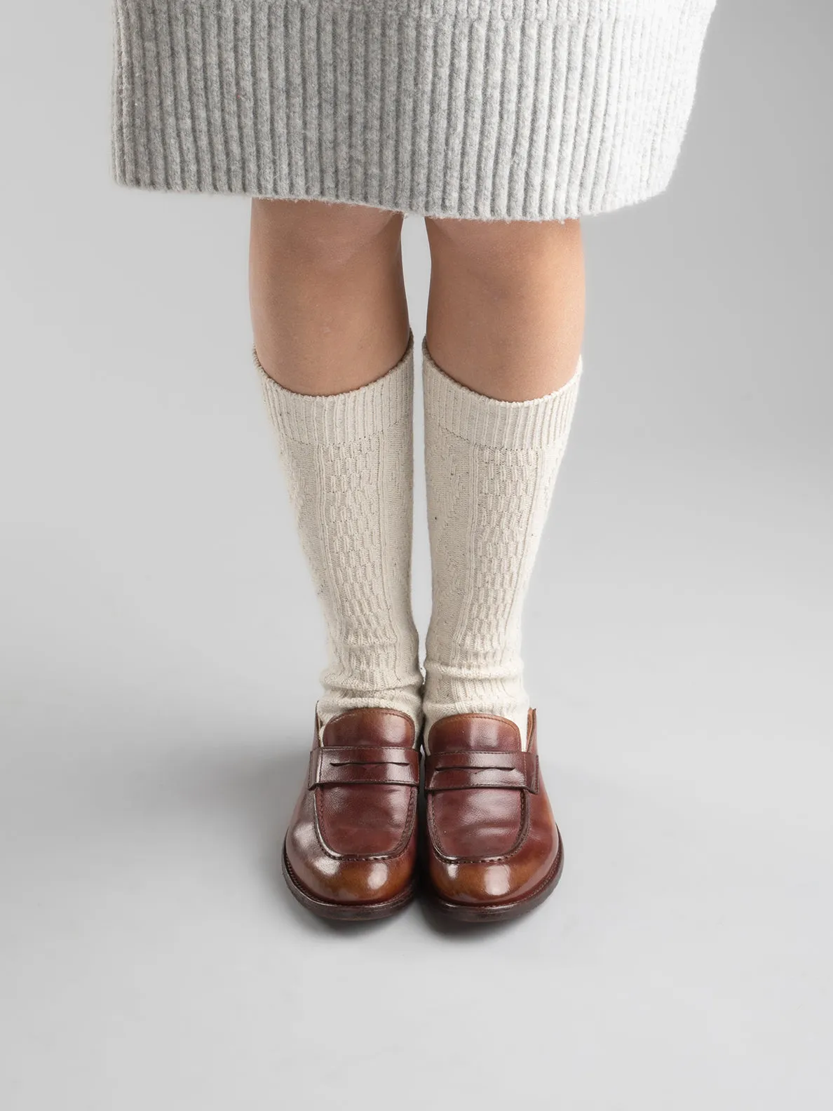 LEXIKON 140 - Burgundy Leather Penny Loafers