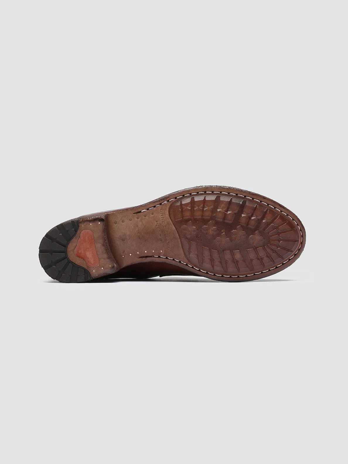 LEXIKON 140 - Burgundy Leather Penny Loafers