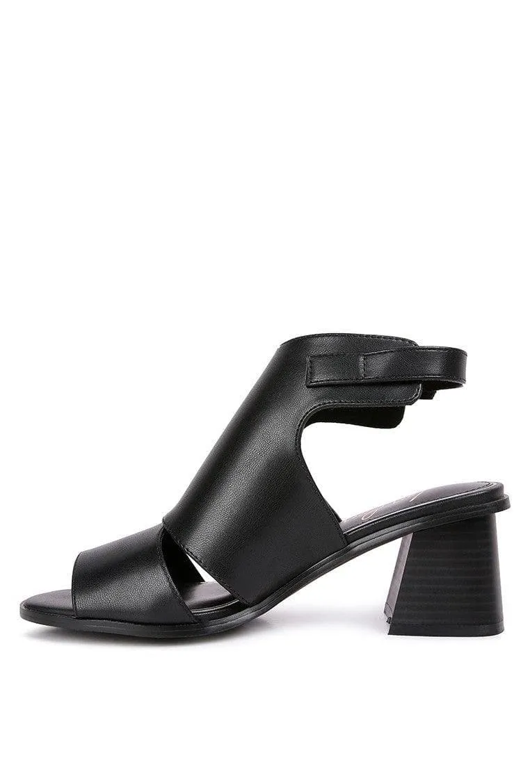 LONDON RAG Polessi Pin Buckle Ankle Mules