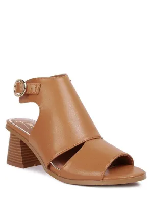 LONDON RAG Polessi Pin Buckle Ankle Mules