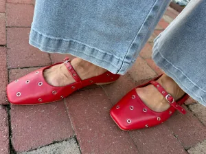 Matisse Mick Ballet Flats Red