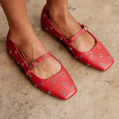 Matisse Mick Ballet Flats Red