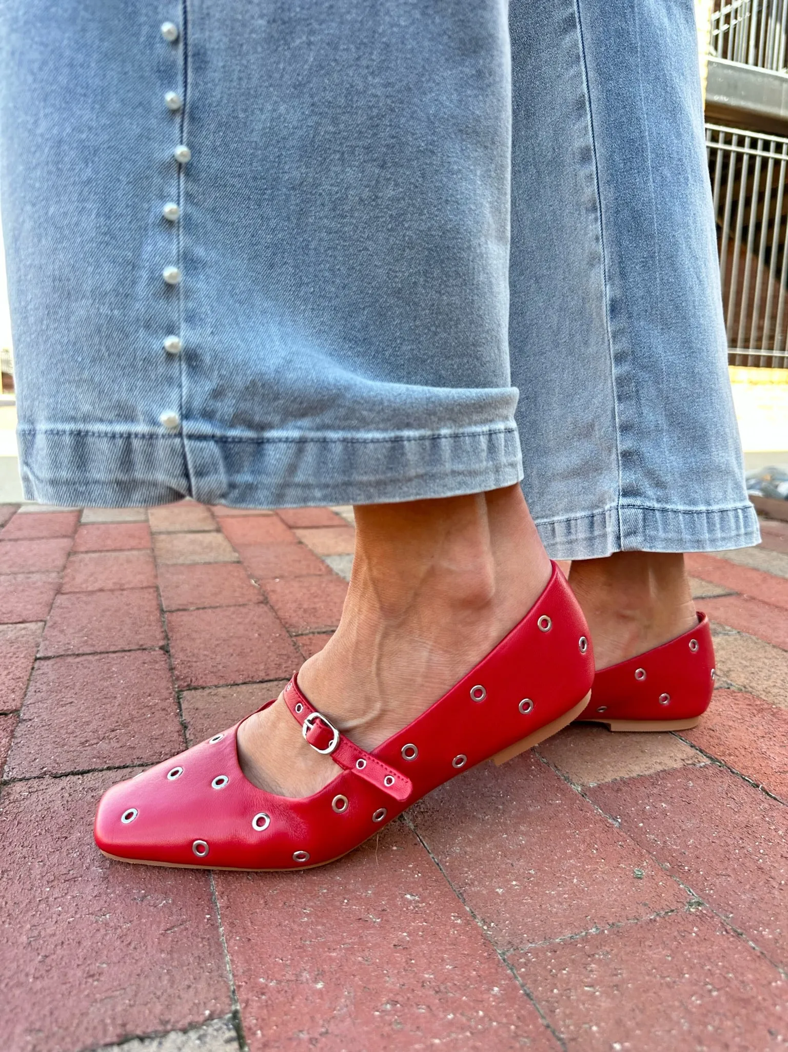 Matisse Mick Ballet Flats Red