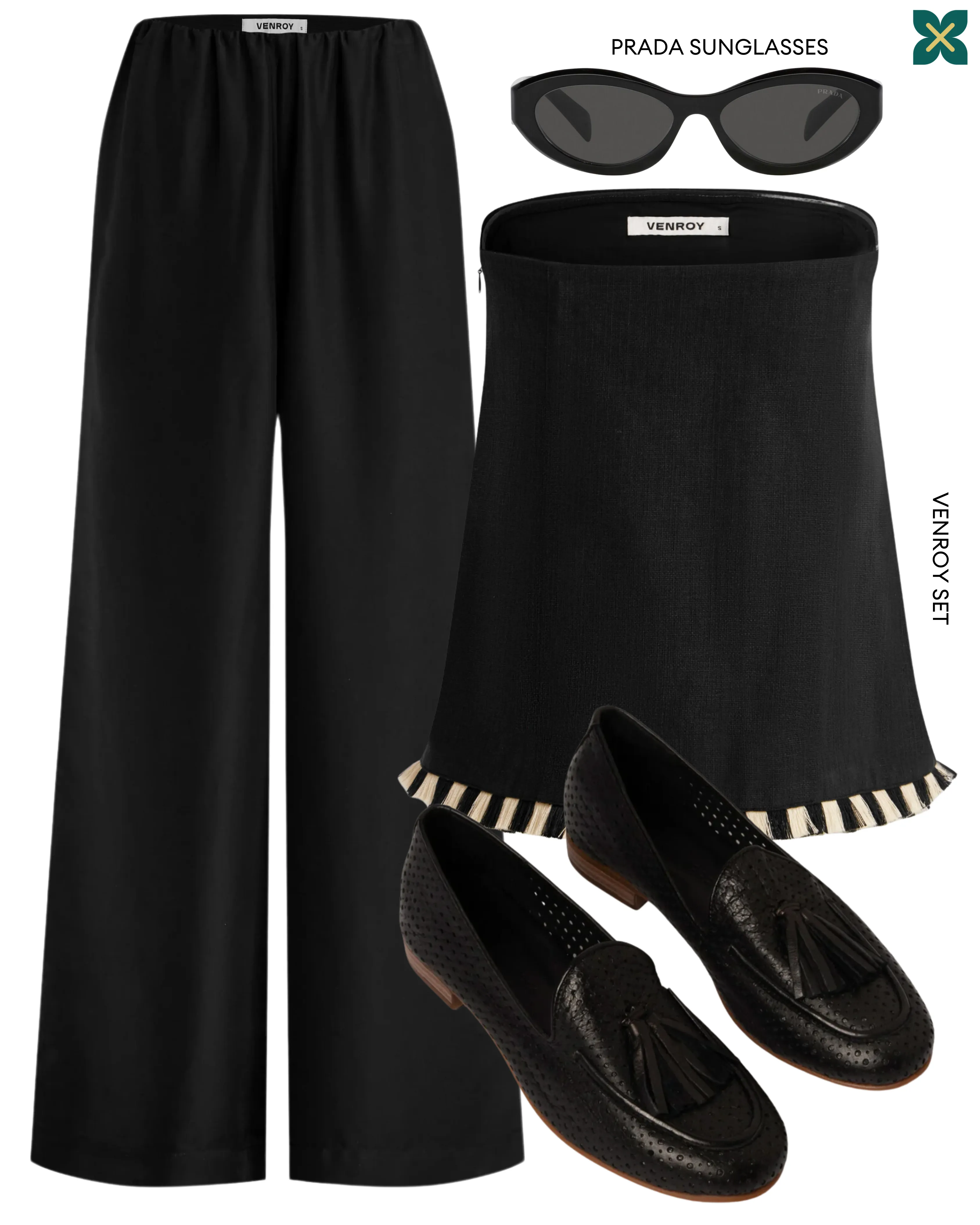 Perforated Loafer - Black