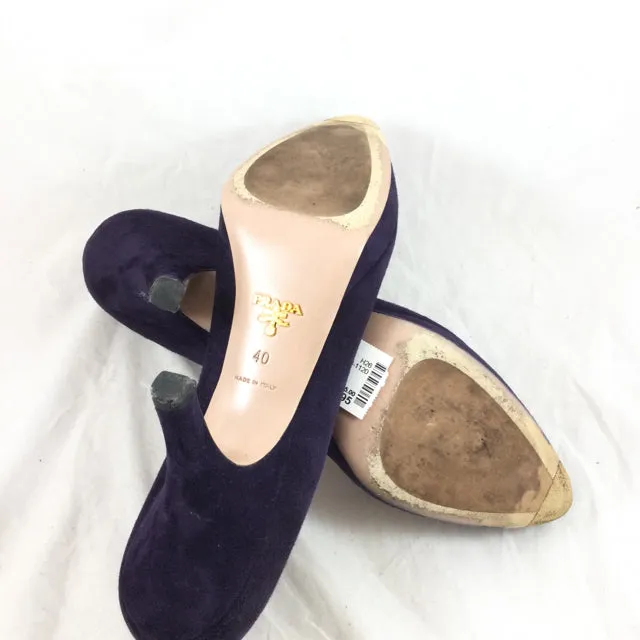 Prada Suede Pumps. Size 40