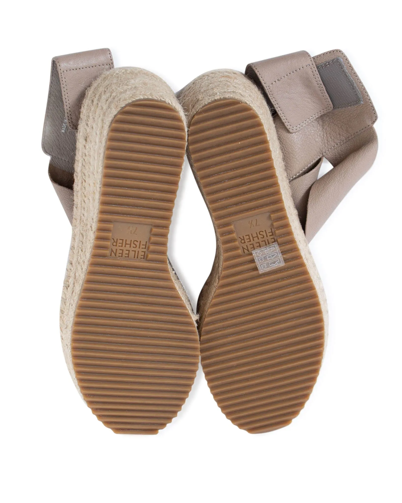 "Willow Leather Espadrille Wedge Sandal"