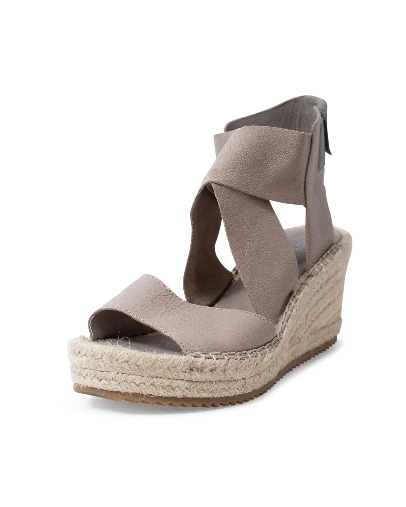 "Willow Leather Espadrille Wedge Sandal"