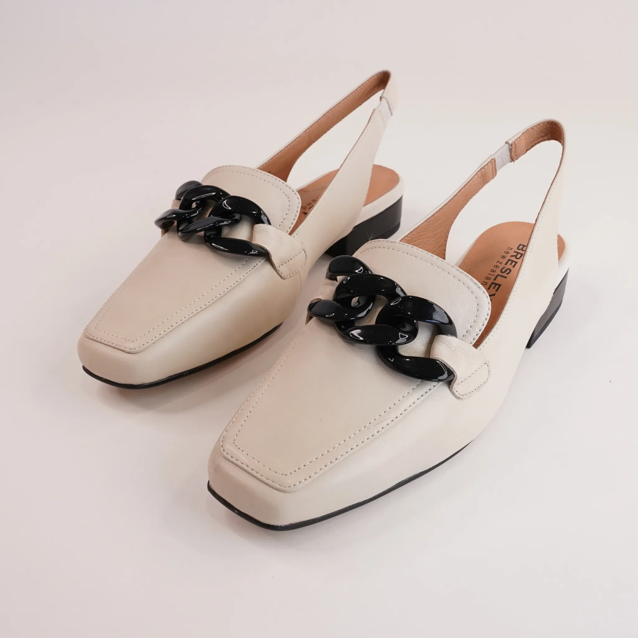 Randal Swan/ Black Leather Loafers