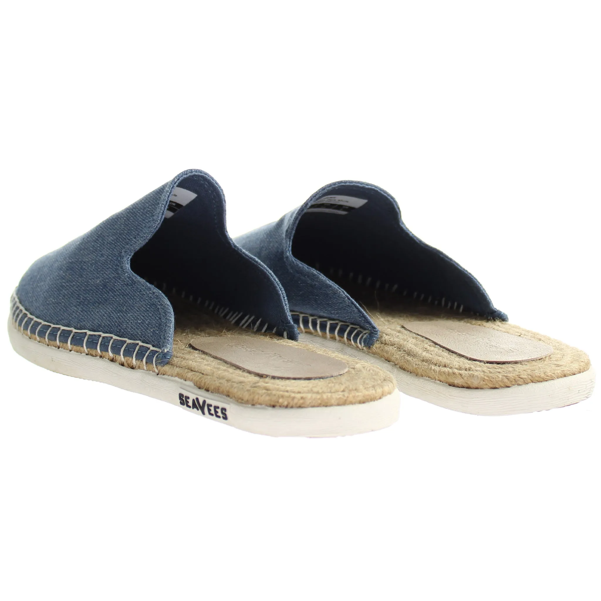 Seavees Ocean Park Mule Womens Blue Espadrilles