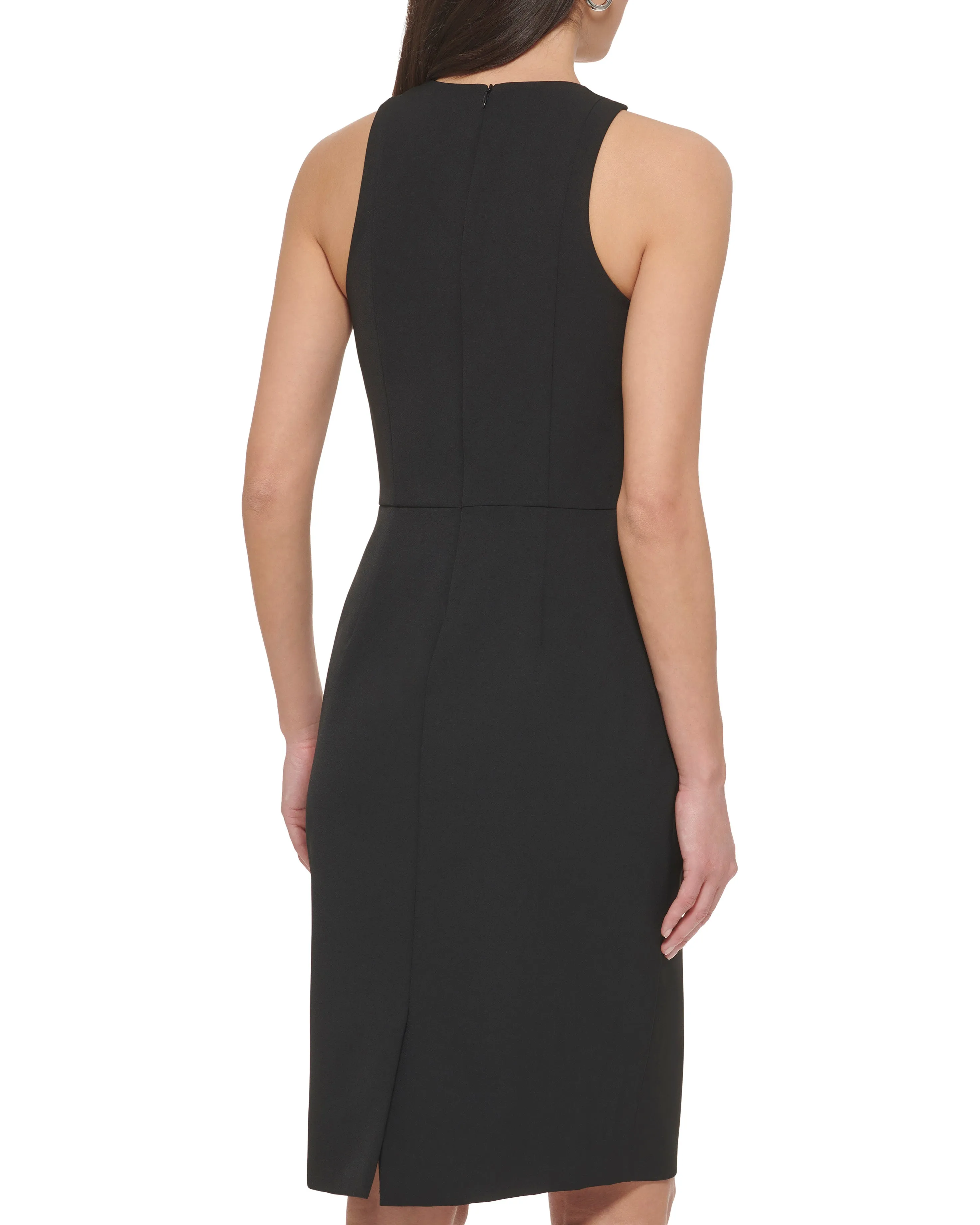 Sleeveless Crisscross Detail Dress