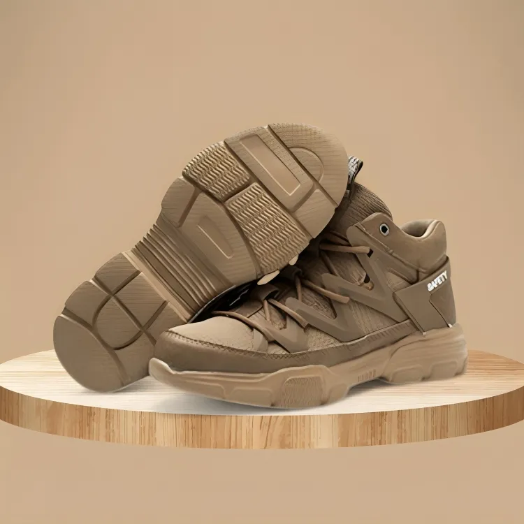 SooFeet Men Orthopedic Shoes Breathable Work Anti-Smashing Sneakers