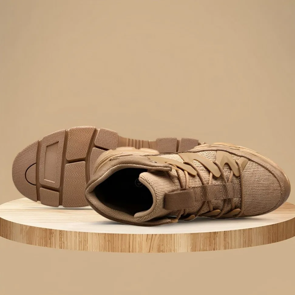 SooFeet Men Orthopedic Shoes Breathable Work Anti-Smashing Sneakers