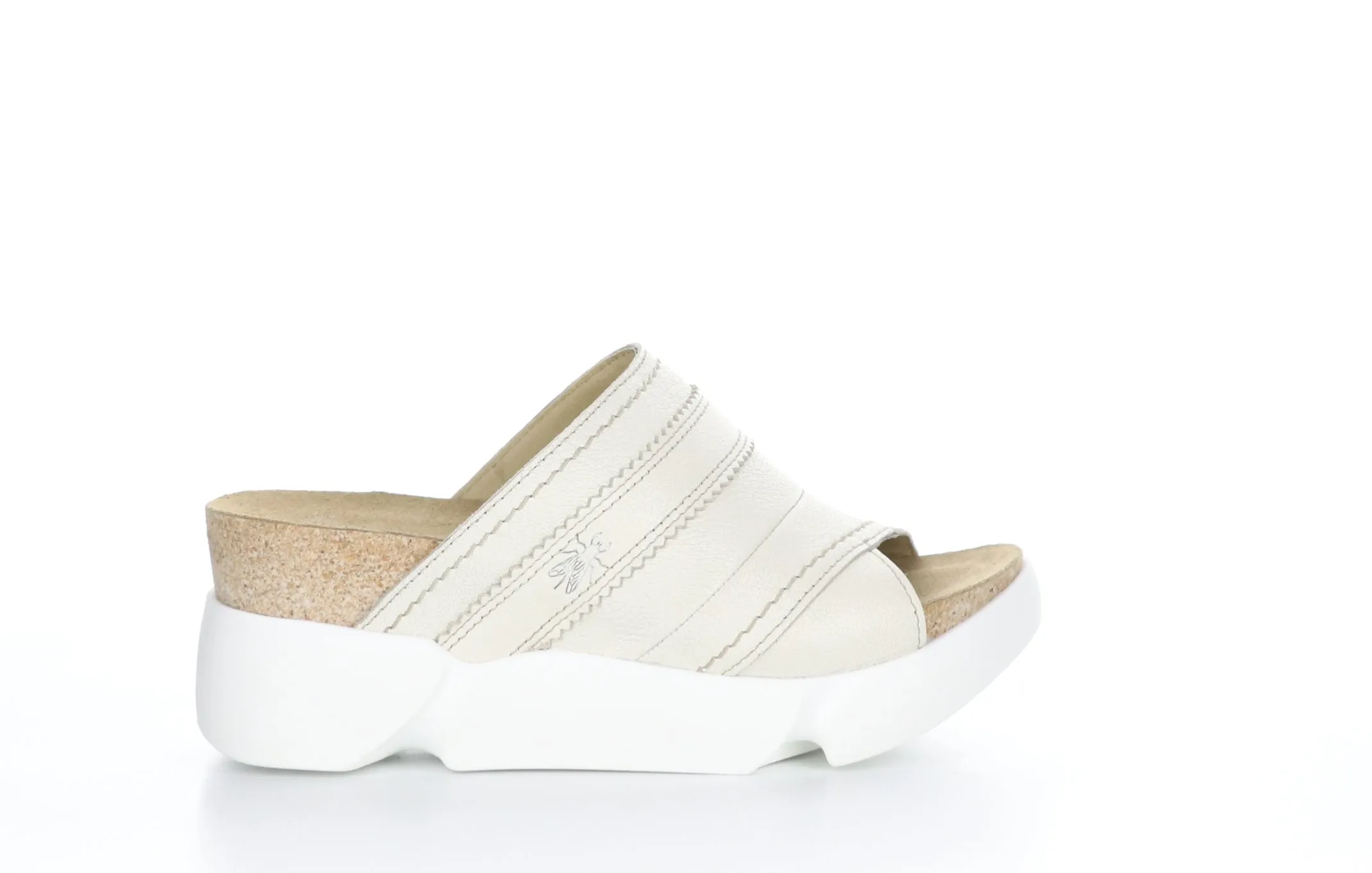 SUZE582FLY Mousse Offwhite Open Toe Mules