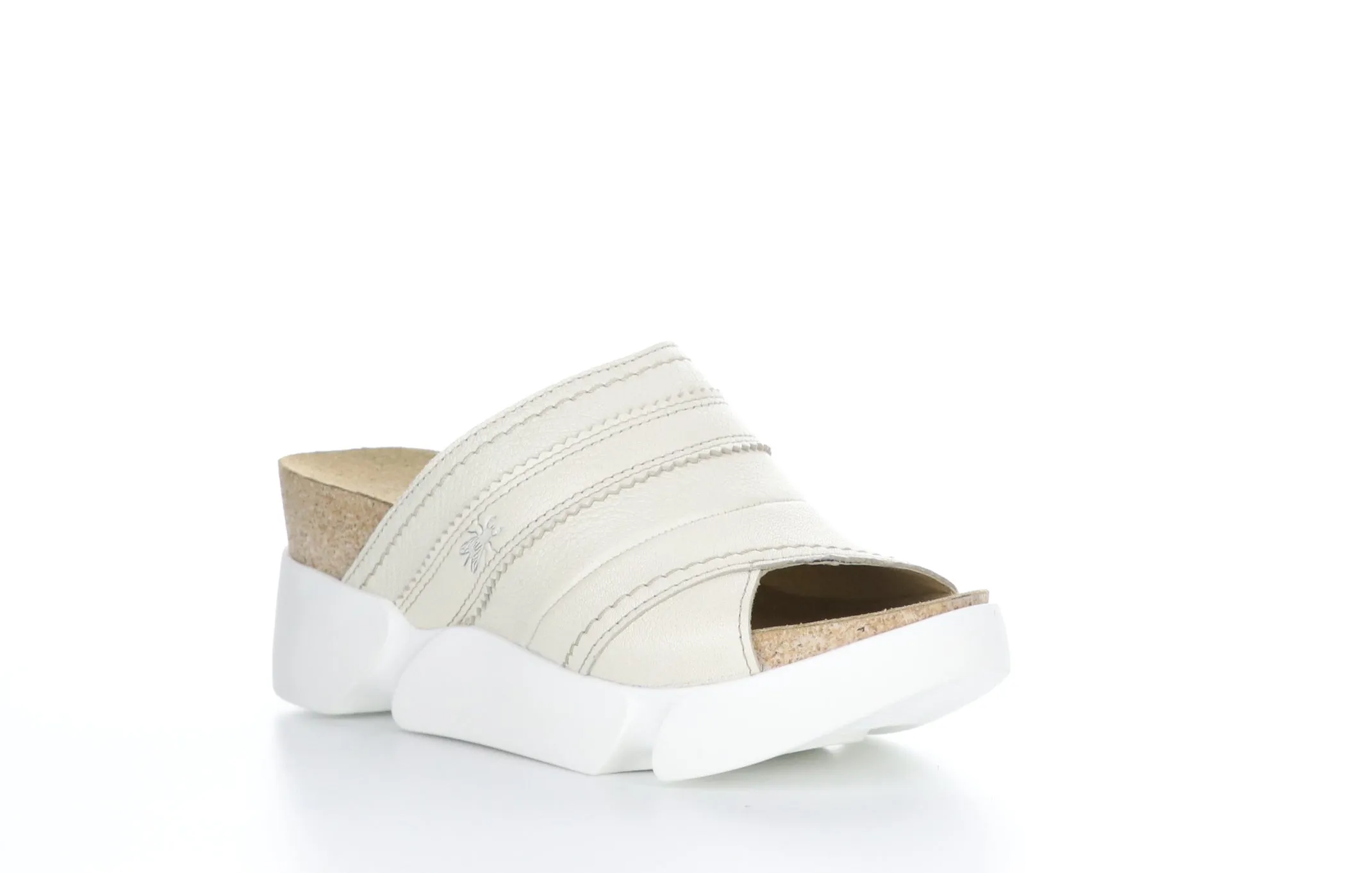 SUZE582FLY Mousse Offwhite Open Toe Mules