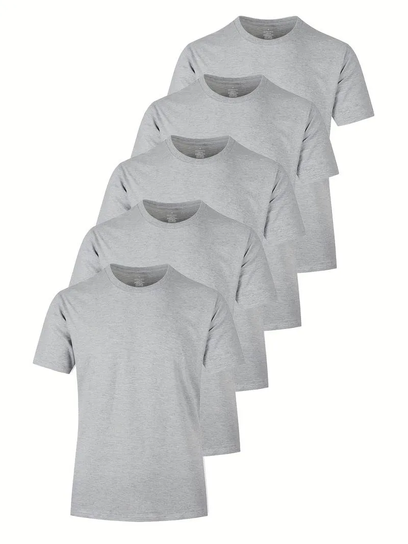 T-shirt package 5 pack (180 grams cotton)