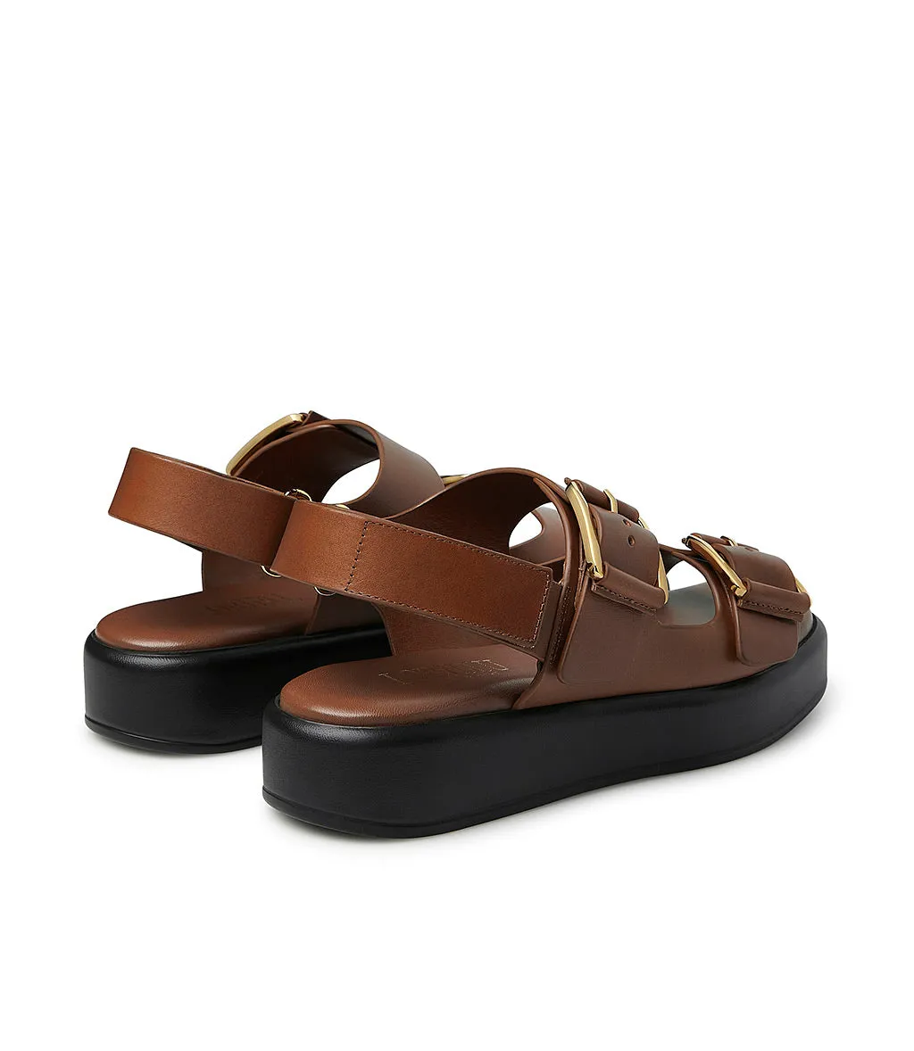 Tan leather sandals