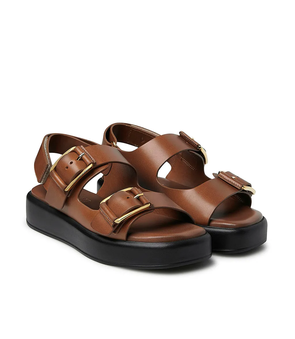 Tan leather sandals
