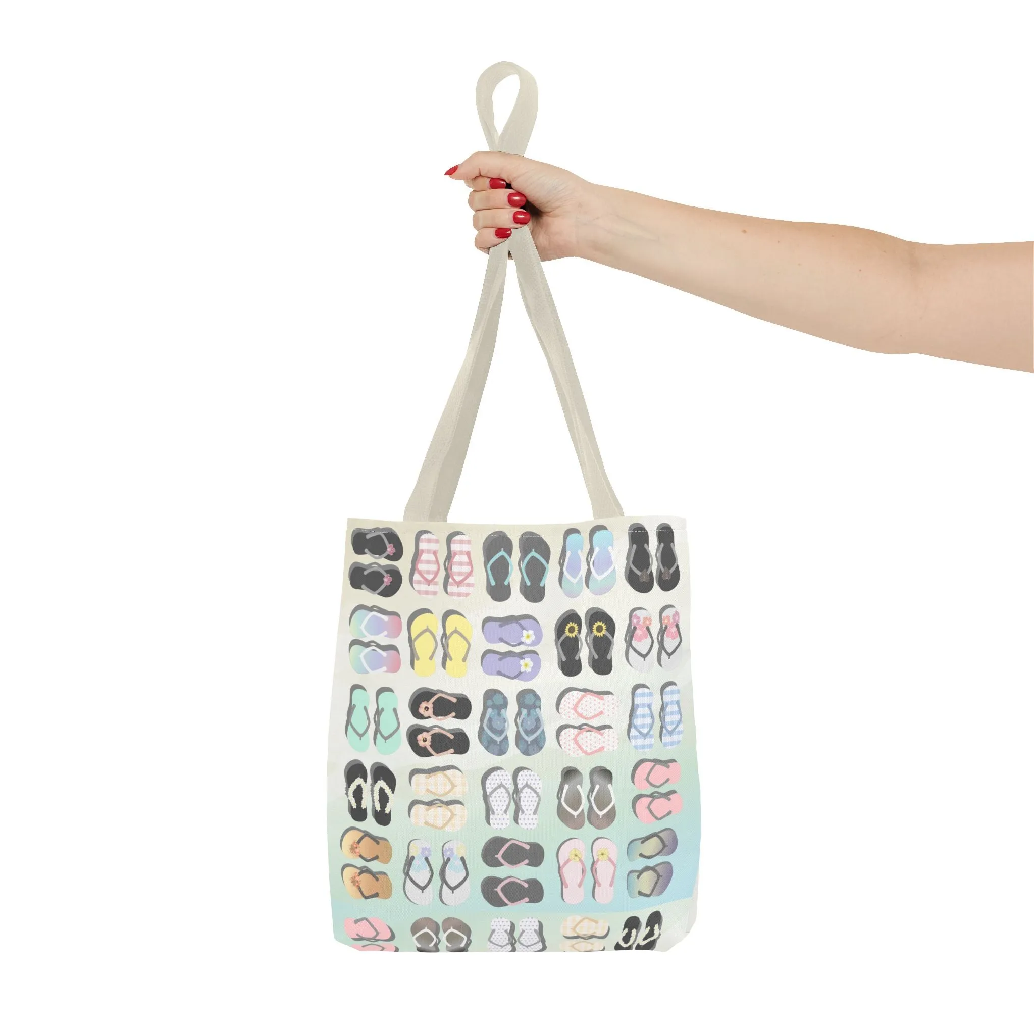 Tote bag- Sandy Pua Toes in my Rubbah Slippahs